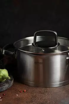 Кастрюля со стеклянной крышкой Dona 18 см Nadoba