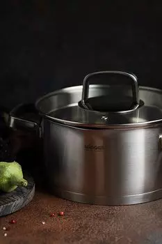 Кастрюля со стеклянной крышкой Dona 20 см Nadoba