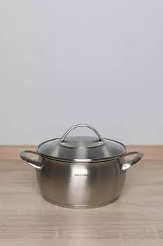 Кастрюля со стеклянной крышкой Linda, 2.1 л Nadoba