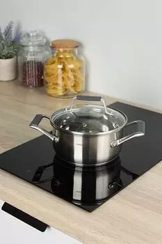 Кастрюля со стеклянной крышкой Odri, 16 см Nadoba