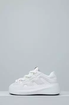 Кеды кожаные на высокой подошве Vic Matie