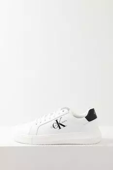 Кеды кожаные с логотипом Calvin Klein