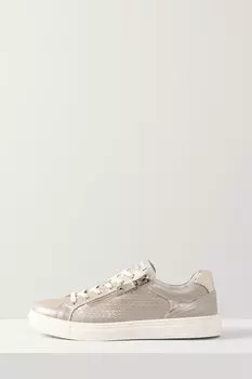 Кеды кожаные с молнией Nero Giardini