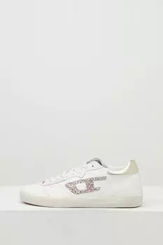 Кеды кожаные с принтом Diesel