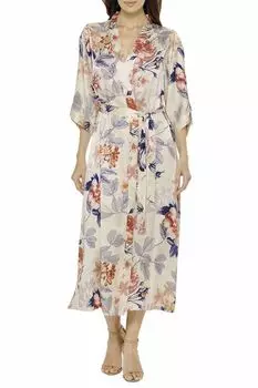 Кимоно длинное из шелка MARC & ANDRE