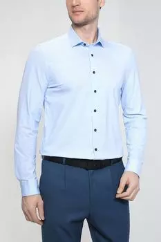 Классическая сорочка с мелким принтом Olymp