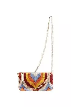 Клатч-конверт-косметичка из шелка с принтом MICHEL KATANA