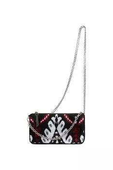 Клатч-конверт-косметичка из шелка с принтом MICHEL KATANA