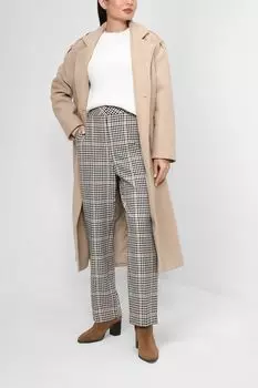 Клетчатые высокие брюки Ipekyol