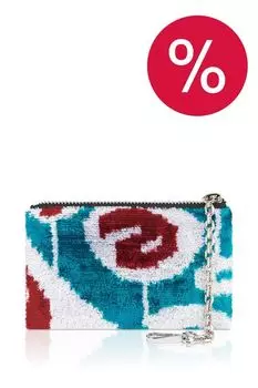 Ключница из шелка с принтом MICHEL KATANA