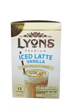 Кофе растворимый Premium Iced Latte Vanilla Lyons