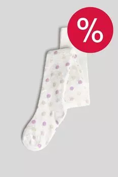 Колготки из смесового хлопка с принтом ACOOLA