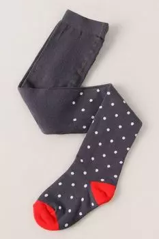 Колготы с принтом в горох Estyle