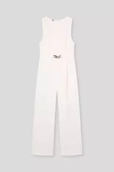 Комбинезон брючный без рукавов с декором IDO