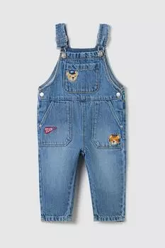 Комбинезон джинсовый с аппликациями Fagottino