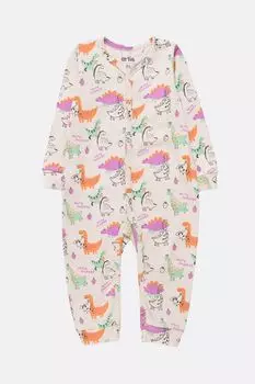 Комбинезон хлопковый на кнопках с принтом Artie