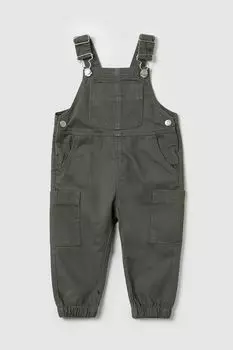 Комбинезон хлопковый на лямках с карманами Fagottino
