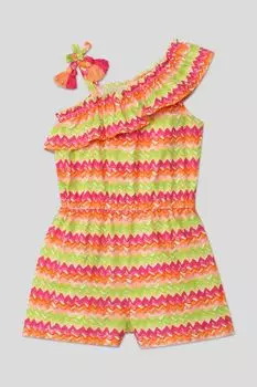 Комбинезон хлопковый с ассиметричного кроя Mayoral