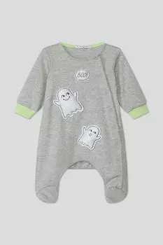 Комбинезон хлопковый с декором Choupette