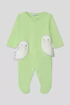 Комбинезон хлопковый с декором Choupette