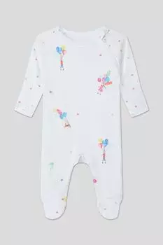 Комбинезон хлопковый с принтом Aspaya