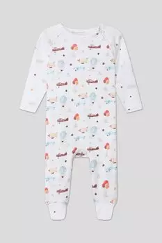 Комбинезон хлопковый с принтом Aspaya