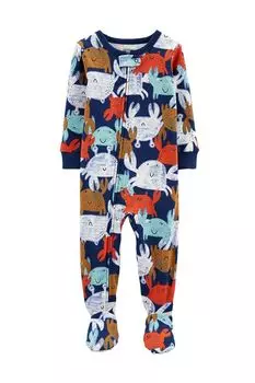 Комбинезон хлопковый с принтом Carter's