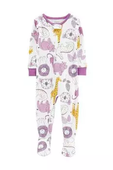 Комбинезон хлопковый с принтом Carter's