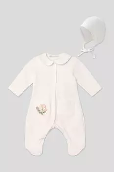 Комбинезон хлопковый с вышивкой Choupette