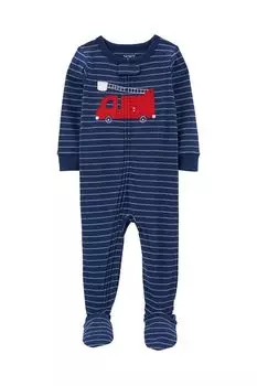 Комбинезон хлопковый в полоску Carter's