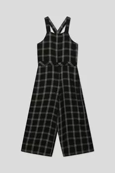 Комбинезон на лямках в клетку Benetton