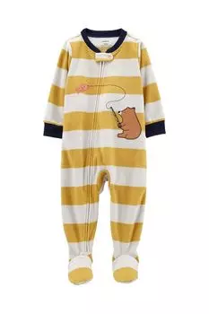 Комбинезон на молнии с принтом медведь Carter's