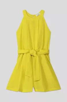 Комбинезон с открытыми плечами и поясом Mayoral