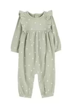 Комбинезон с рюшами и принтом Carter's