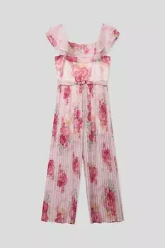 Комбинезон шифоновый с цветочным принтом IDO
