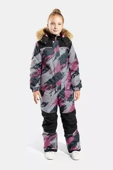 Комбинезон утепленный с мехом на капюшоне Kisu