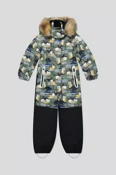 Комбинезон утепленный с меховой опушкой Kaisa Lassie