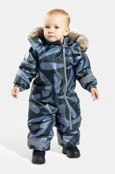 Комбинезон утепленный с меховой опушкой Kisu