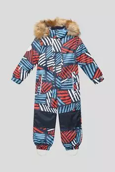 Комбинезон утепленный с меховой опушкой Kisu