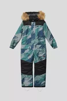 Комбинезон утепленный с меховой опушкой Kisu