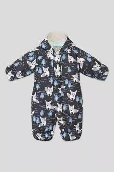 Комбинезон утепленный с принтом Kerry