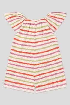 Комбинезон вязаный в полоску Mayoral