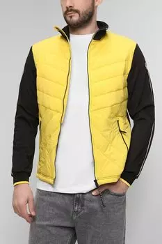 Комбинированная куртка на молнии Luhta