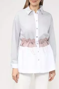 Комбинированная рубашка на кулиске Auranna