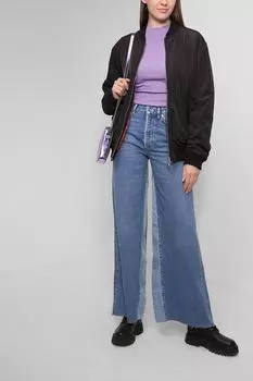 Комбинированные джинсы широкого кроя Scotch & Soda