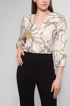 Комбинированный комбинезон с принтом Rinascimento