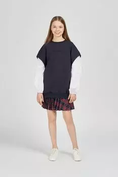 Комбинированный свитшот с пышными рукавами Choupette