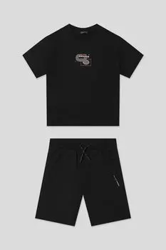 Комплект хлопковый из футболки и шорт Nukutavake