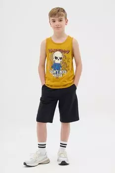 Комплект хлопковый из футболки и шорт OVS