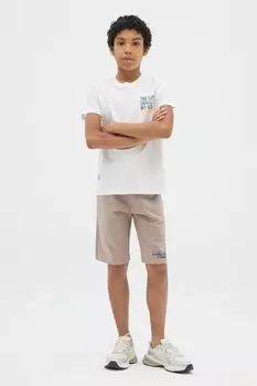 Комплект хлопковый из футболки и шорт OVS